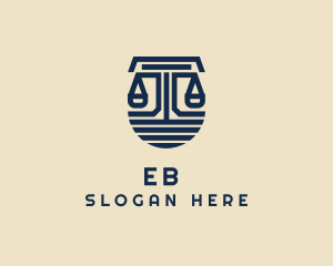 Corporate - Judiciary Justice Scale logo design