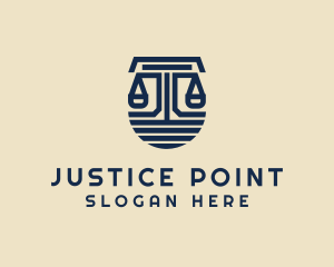 Judiciary - Judiciary Justice Scale logo design