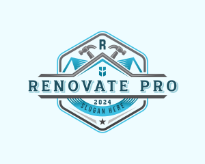 Renovation Hammer Builder logo design