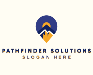 Mountain Travel Navigator logo design