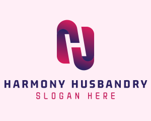 Generic Gradient Letter H logo design