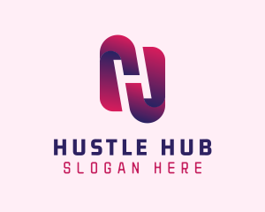 Generic Gradient Letter H logo design