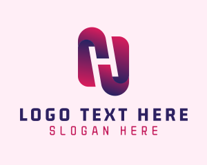 App - Generic Gradient Letter H logo design