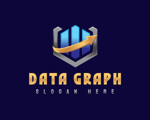 Business Bar Graph  logo design