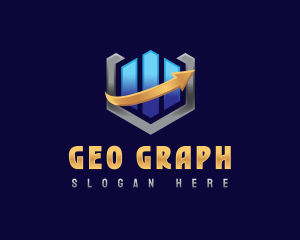 Business Bar Graph  logo design