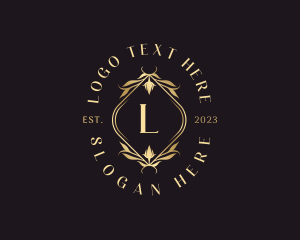 High End - Luxury Nature Floral logo design