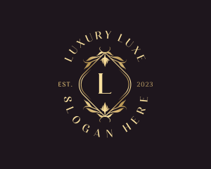 Luxury Nature Floral logo design