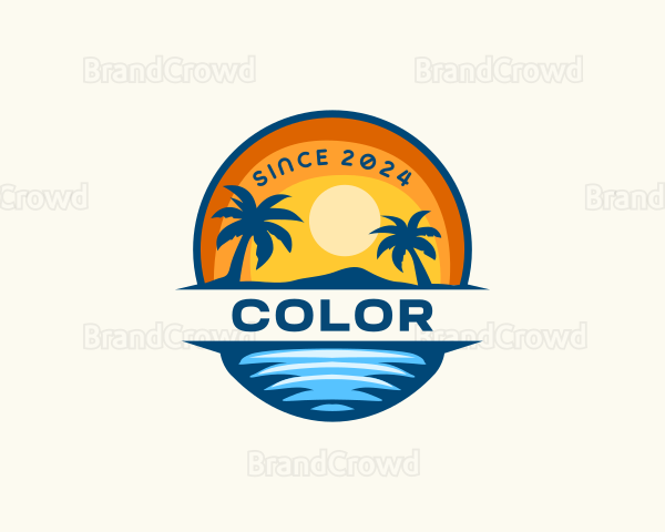 Tropical Island Waves Logo