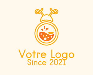 Snack - Ladybug Fruit Juice logo design