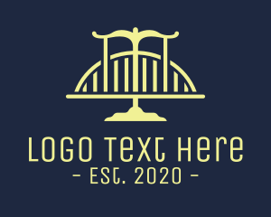 Politics - Blue Law Firm Bridge logo design