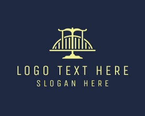 Legal - Blue Law Firm Bridge logo design