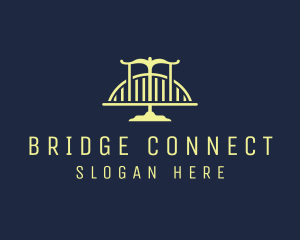 Bridge - Blue Law Firm Bridge logo design