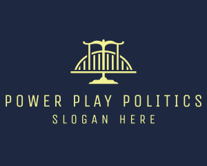 Politics - Blue Law Firm Bridge logo design