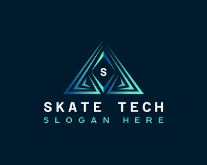 Triangle Pyramid Tech logo design