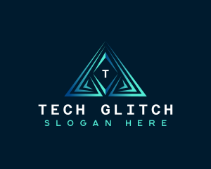 Triangle Pyramid Tech logo design