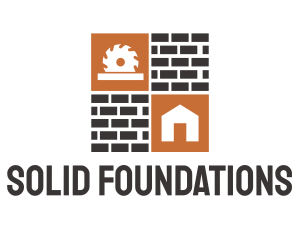 Structure - Brick Wall House logo design