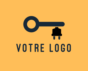 Electric Key Power Locksmith Logo