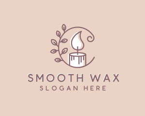 Decor Candle Wellness logo design