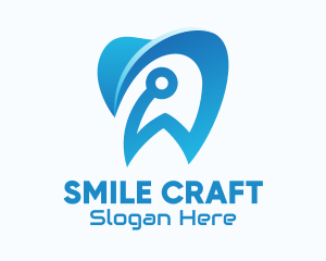 Orthodontist - Blue Dental Tech logo design