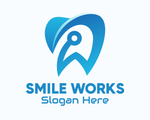 Dental - Blue Dental Tech logo design