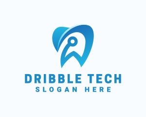 Blue Dental Tech logo design