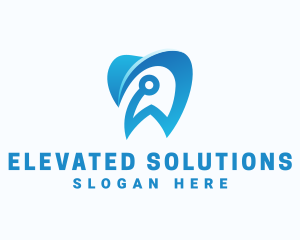 Blue Dental Tech logo design