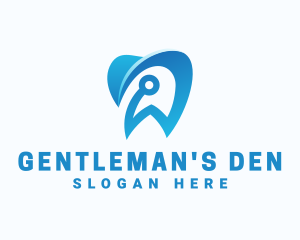 Blue Dental Tech logo design