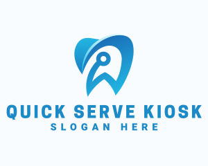 Blue Dental Tech logo design