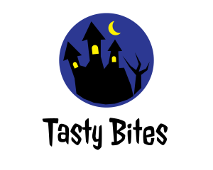 Spooky - Haunted House Halloween logo design