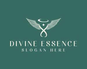 Spiritual Angel Wings logo design