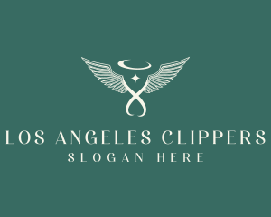 Spiritual Angel Wings logo design