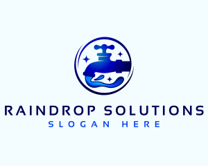 Drop - Water Drop Faucet logo design