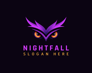 Nocturnal - Owl Eyes Nocturnal logo design