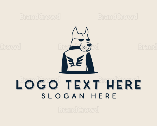 Pet Dog Jacket Logo