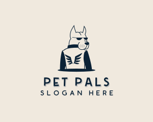 Pet Dog Jacket logo design