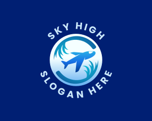 Travel Fly Airplane logo design