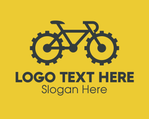 Cycling - Bike Gear Reparation logo design