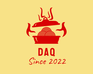 Asian - Fire Oriental Noodle logo design