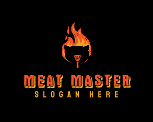 Pork Grill Barbecue logo design