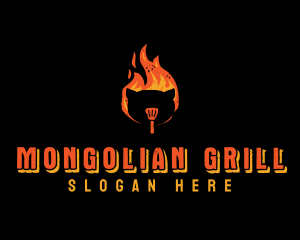 Pork Grill Barbecue logo design