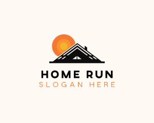 Home Repair Roofing logo design