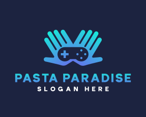 Gamer Console Hand Logo