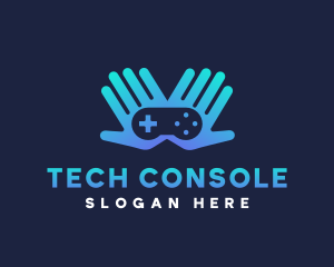 Gamer Console Hand logo design