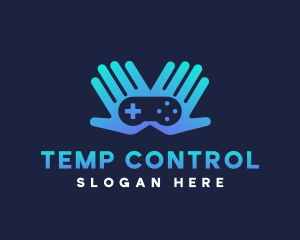 Gamer Console Hand logo design