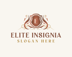 Luxury Shield  Insignia logo design