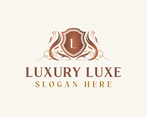 Luxury Shield  Insignia logo design