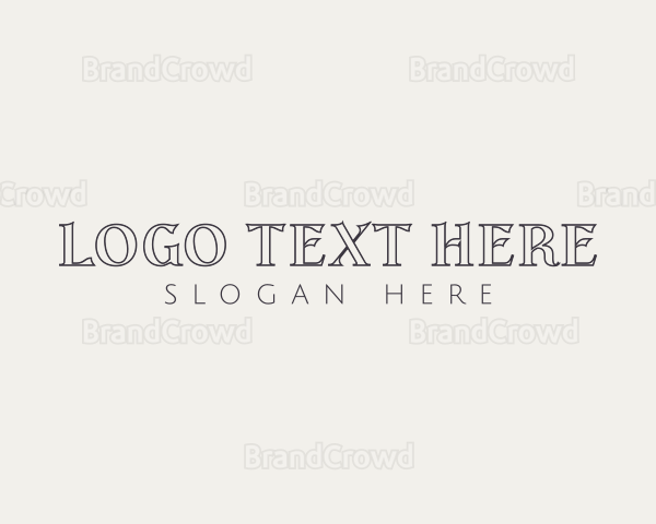 Professional Luxury Firm Logo