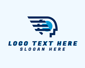 Human - Fast Human Technology logo design
