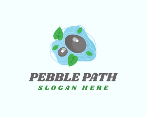 Nature Stone Pebble logo design