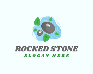 Nature Stone Pebble logo design